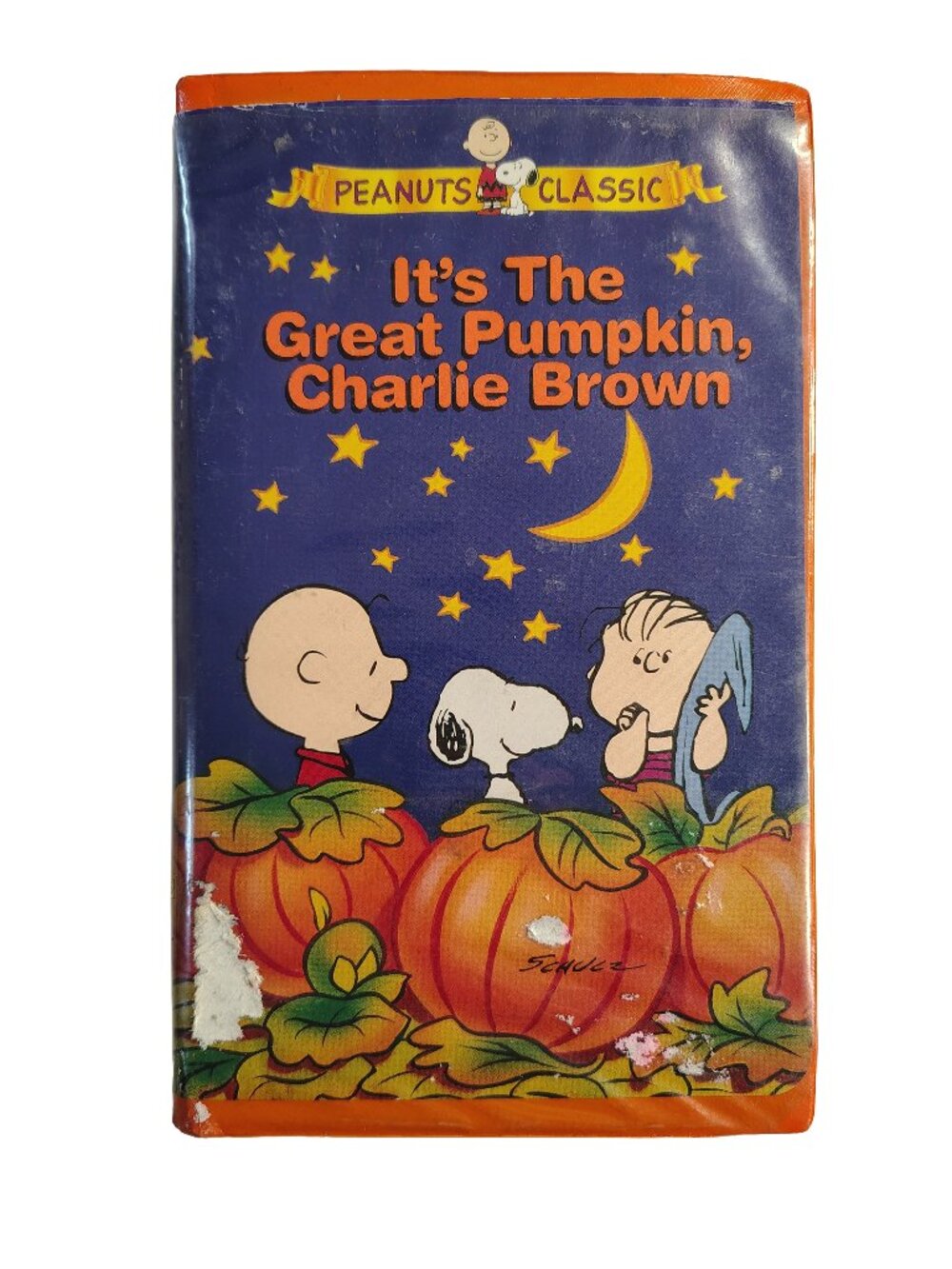 (1966) It's The Great Pumpkin, Charlie Brown Clamshell VHS Cassette Tape